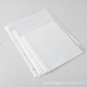 A4 paper zipper envelope bag Sheet Protectors